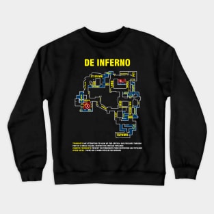 T-Shirt Csgo Inferno map Crewneck Sweatshirt